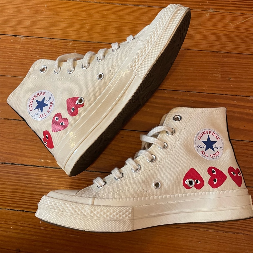 Comme des Garcons converse play high top Sneakers